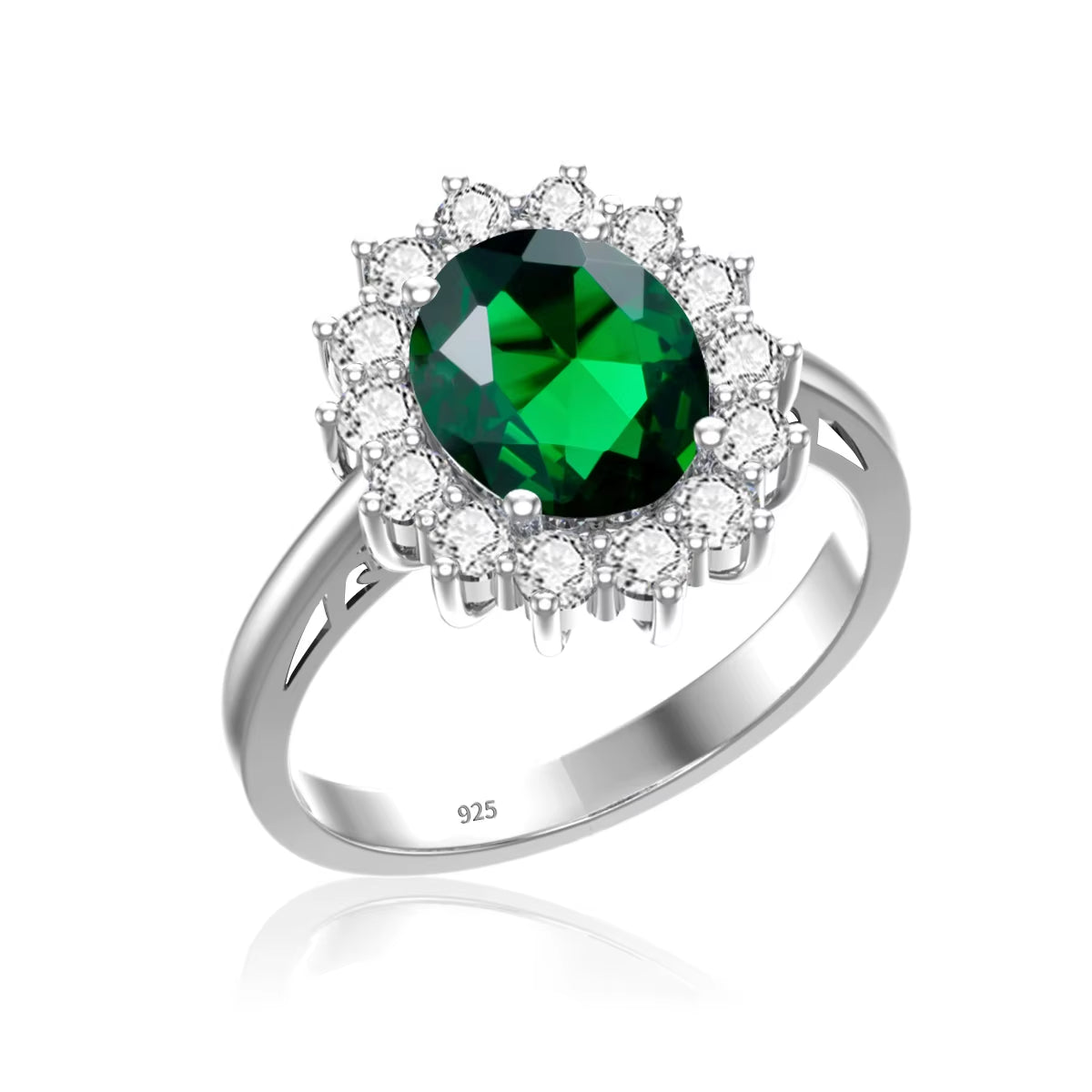 Dazzle Dime® Oval Cut 8x10mm Aquamarine Ring | 18K Gold-Plated Sterling Silver | Elegant Birthstone & Wedding Jewelry