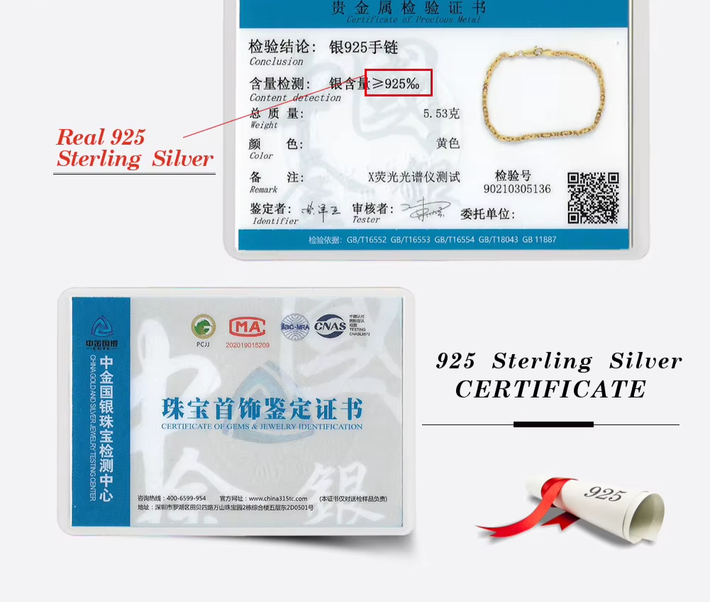 Luxury 925 Sterling Silver Italian 2.5mm Flat Byzantine Link Chain Bracelet for Women