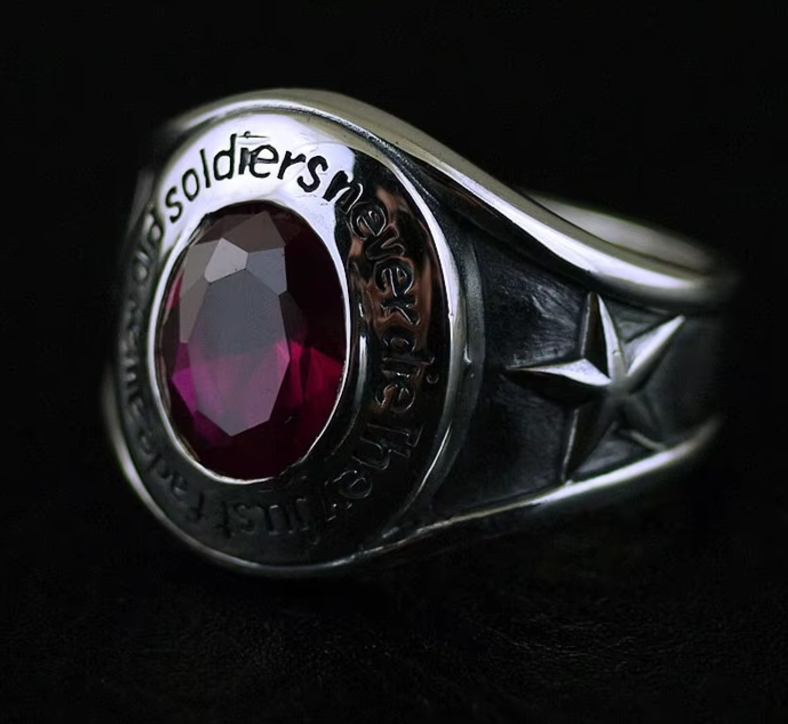 Dazzle Dime® S925 Sterling Silver Heavy Vintage Men’s Ring | Thai Fine Craftsmanship