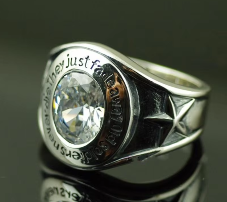 Dazzle Dime® S925 Sterling Silver Heavy Vintage Men’s Ring | Thai Fine Craftsmanship