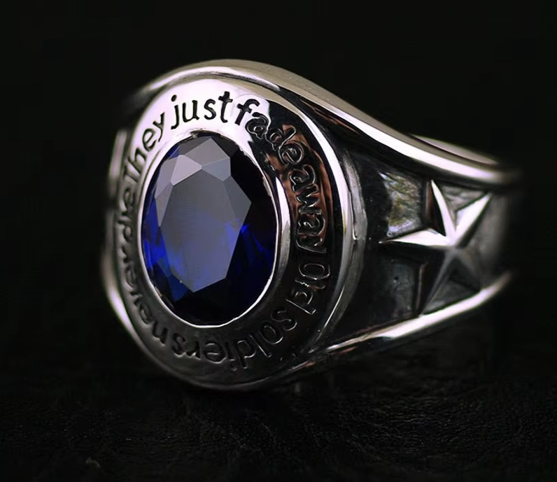 Dazzle Dime® S925 Sterling Silver Heavy Vintage Men’s Ring | Thai Fine Craftsmanship
