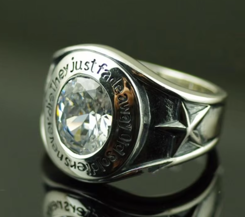Dazzle Dime® S925 Sterling Silver Heavy Vintage Men’s Ring | Thai Fine Craftsmanship