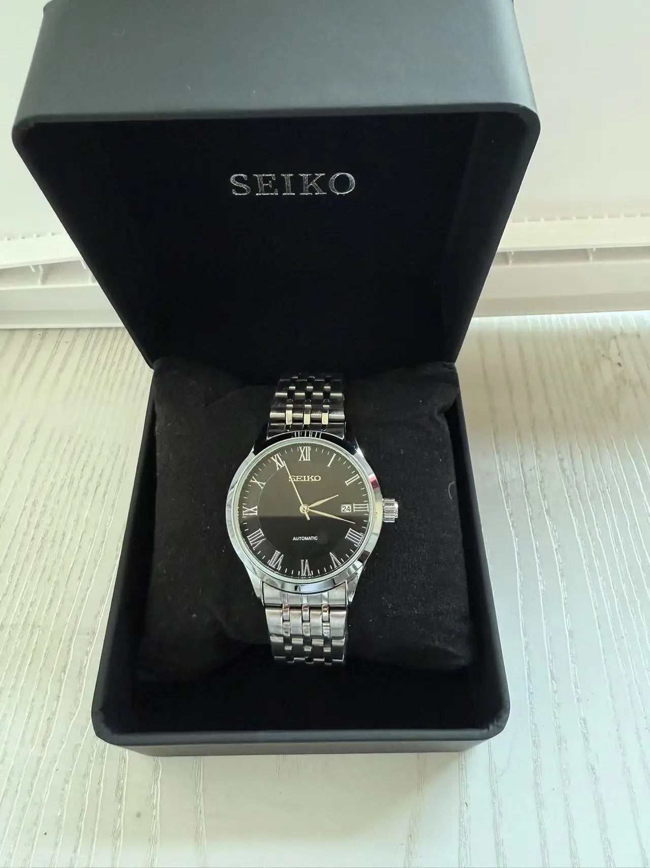 Seiko Limited Edition Men’s Automatic Watch – Stainless Steel, Multifunction Calendar, Mechanical Movement, Casual Luxury Style