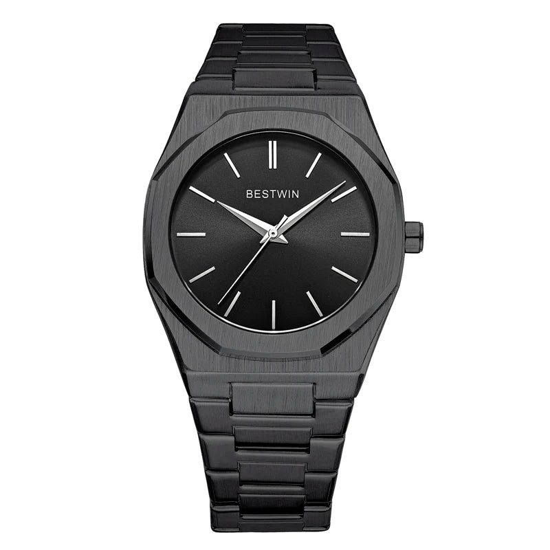 Stainless Steel Men's Wristwatch | Classic Business Waterproof Quartz Watch with Japan Movement