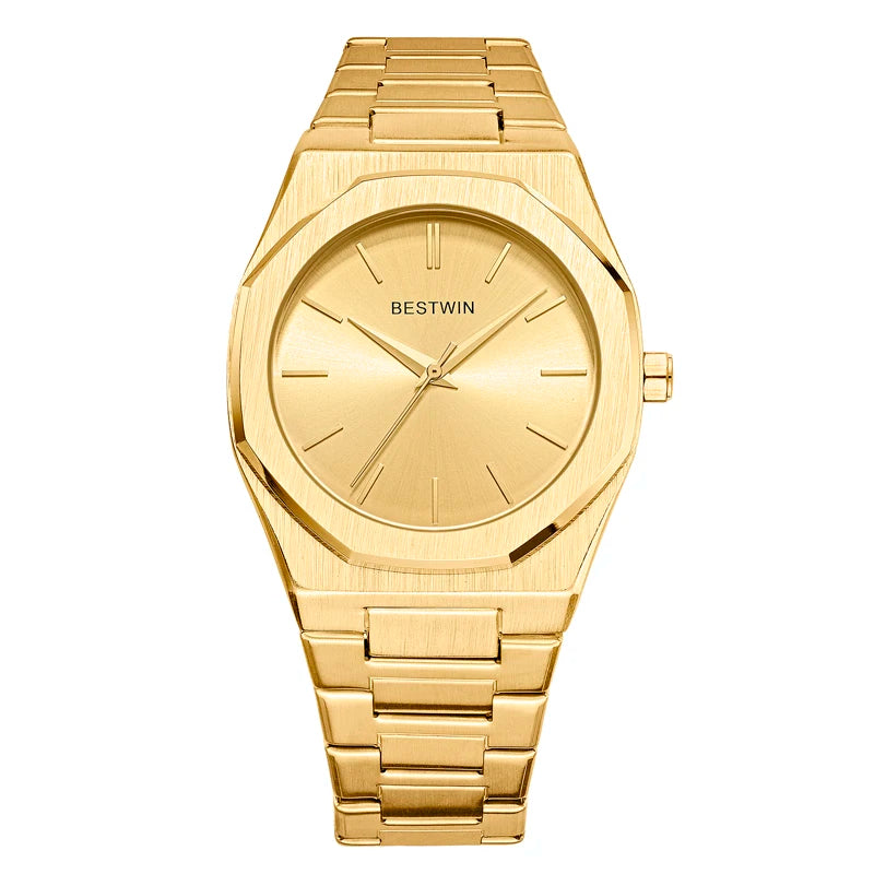 Stainless Steel Men's Wristwatch | Classic Business Waterproof Quartz Watch with Japan Movement