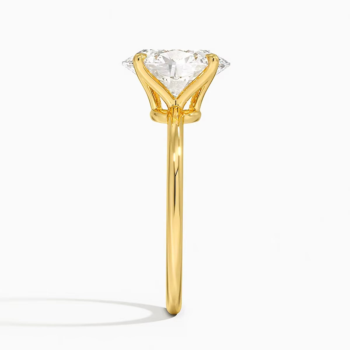 Dazzle Dime® 3CT Pear-Cut Moissanite Ring | 14K Solid Gold Wedding Band