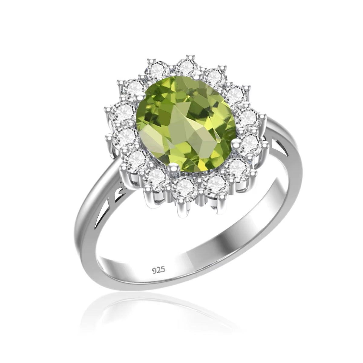 Dazzle Dime® Oval Cut 8x10mm Aquamarine Ring | 18K Gold-Plated Sterling Silver | Elegant Birthstone & Wedding Jewelry