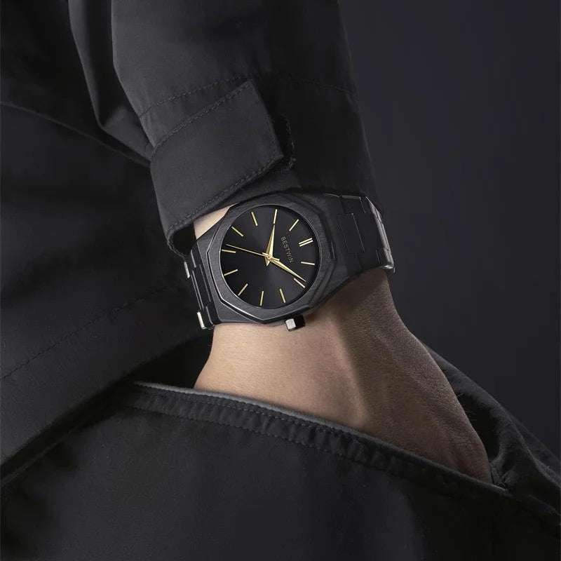 Stainless Steel Men's Wristwatch | Classic Business Waterproof Quartz Watch with Japan Movement