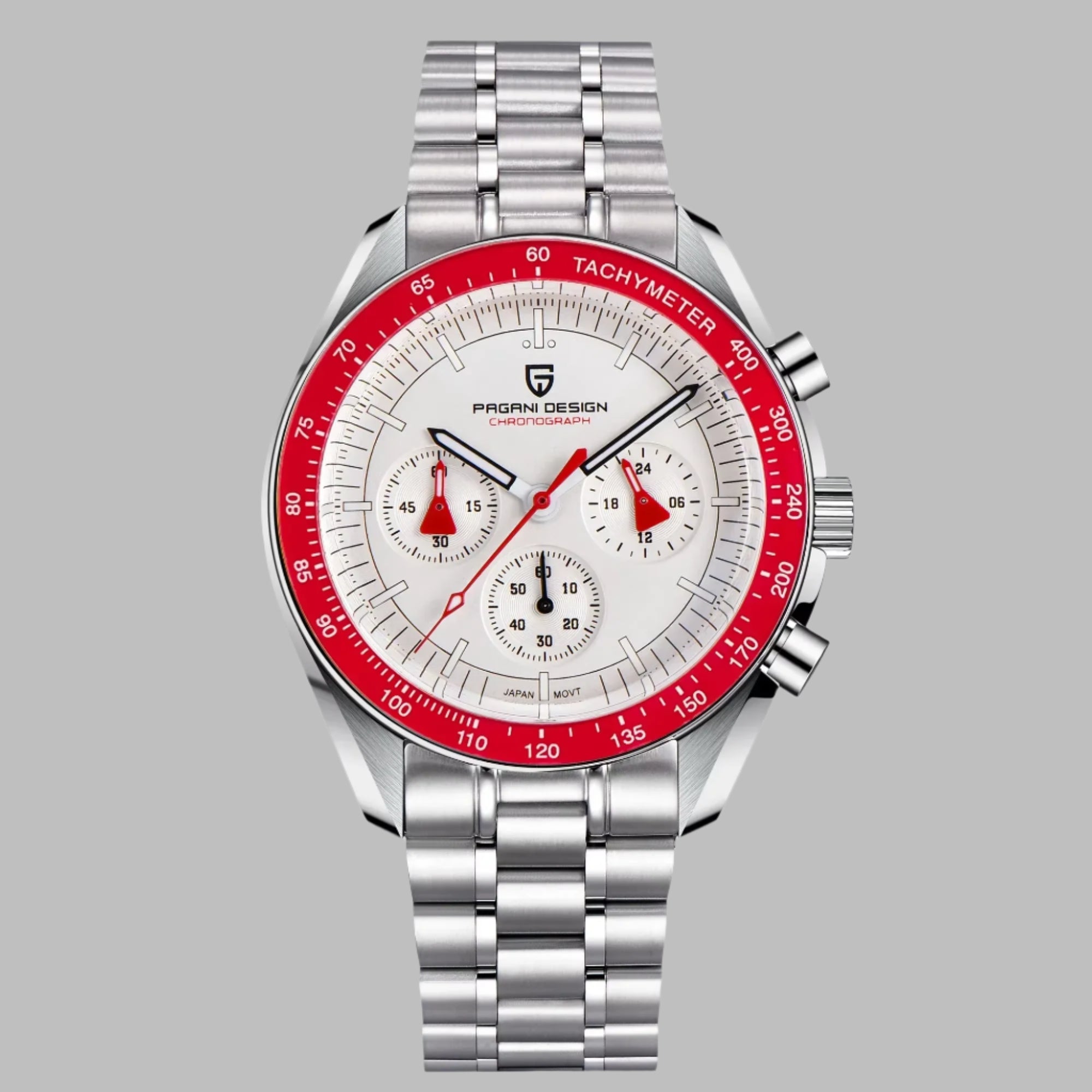 Men's Watches Top Luxury Quartz Watch for Men Auto Date Speed Chronograph AR Sapphire Mirror Wrist Watch