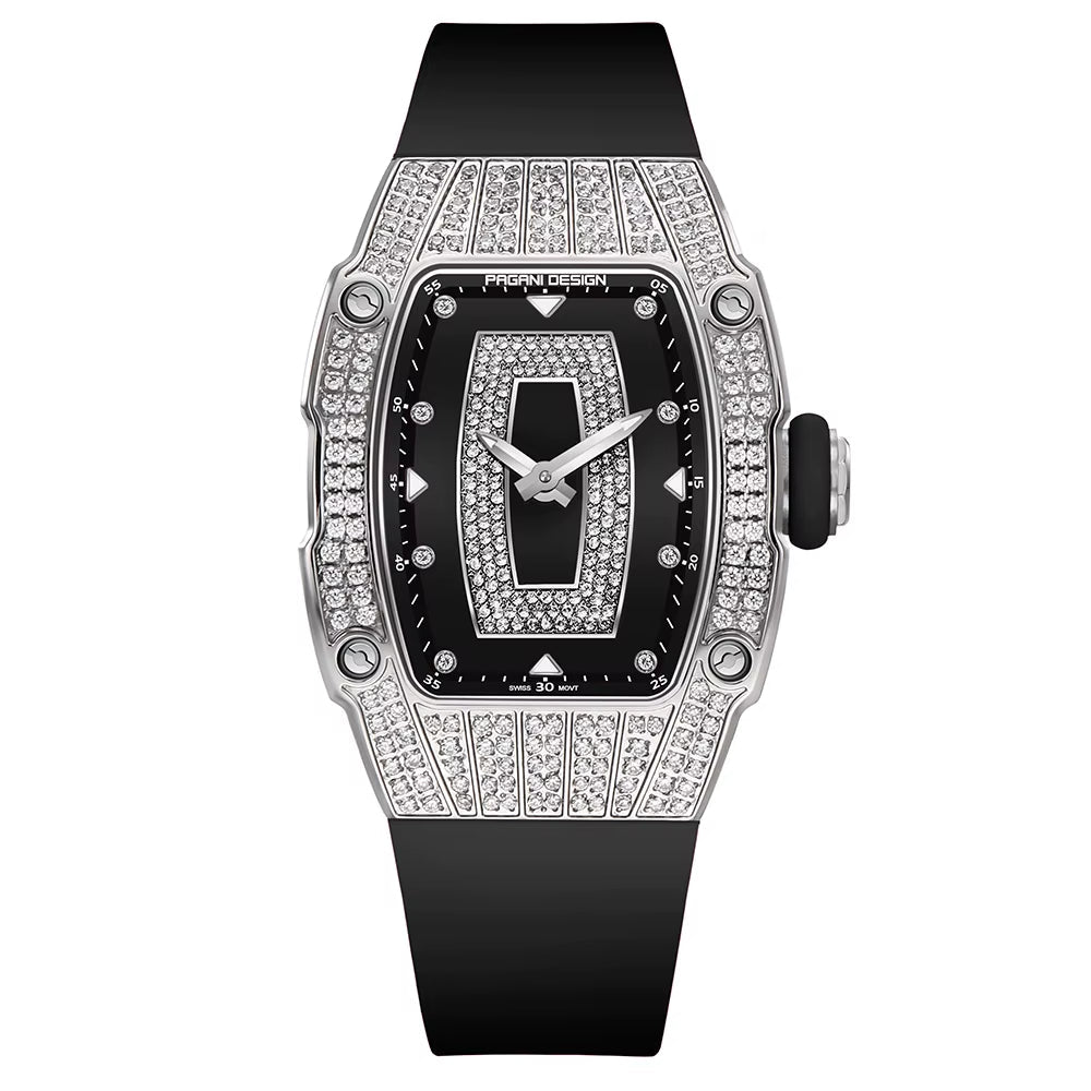 Mysterious Women's Exquisite Quartz Watch Sapphire Glass 50M Waterproof Leisure Sports Style Watches for Men