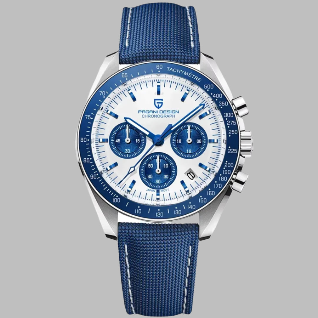 Men's Watches Top Luxury Quartz Watch for Men Auto Date Speed Chronograph AR Sapphire Mirror Wrist Watch