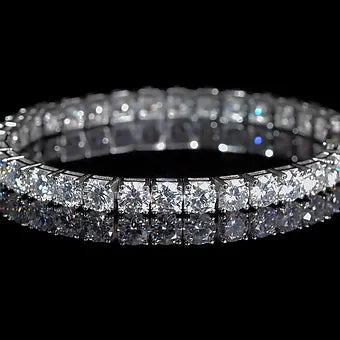 🌟 S925 Sterling Silver Moissanite Luxury Bracelet 🌟 - Dazzle Dime