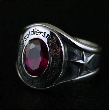 Dazzle Dime® S925 Sterling Silver Heavy Vintage Men’s Ring | Thai Fine Craftsmanship