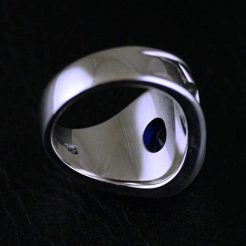 Dazzle Dime® S925 Sterling Silver Heavy Vintage Men’s Ring | Thai Fine Craftsmanship