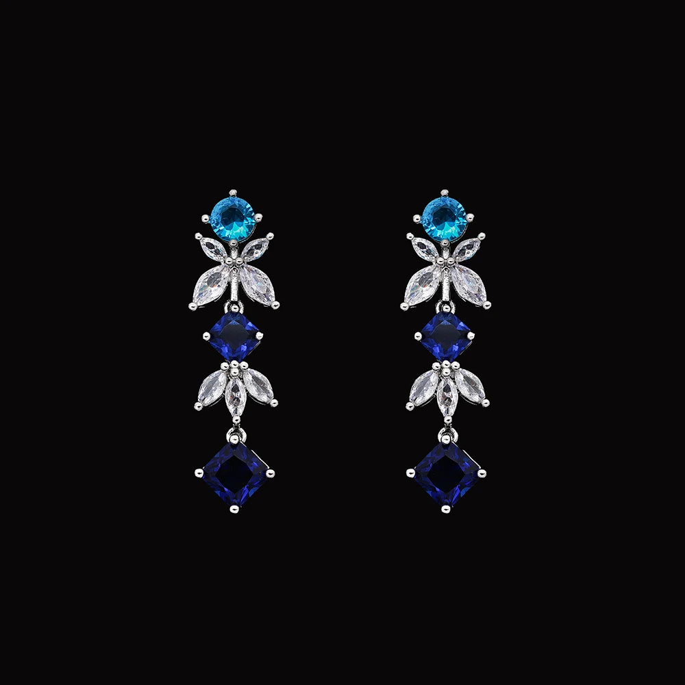 Cubic Zirconia Bridal Wedding Jewelry Set, Asian & African Crystal Wedding Jewelry Set - 4-Piece Ring