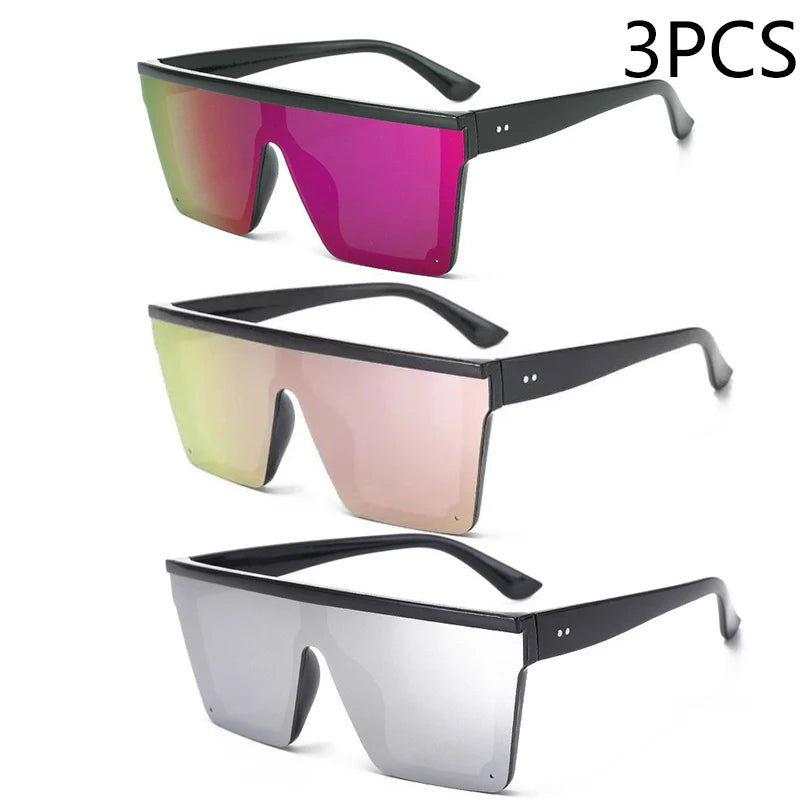 Large-Frame One-Piece Sunglasses for Women