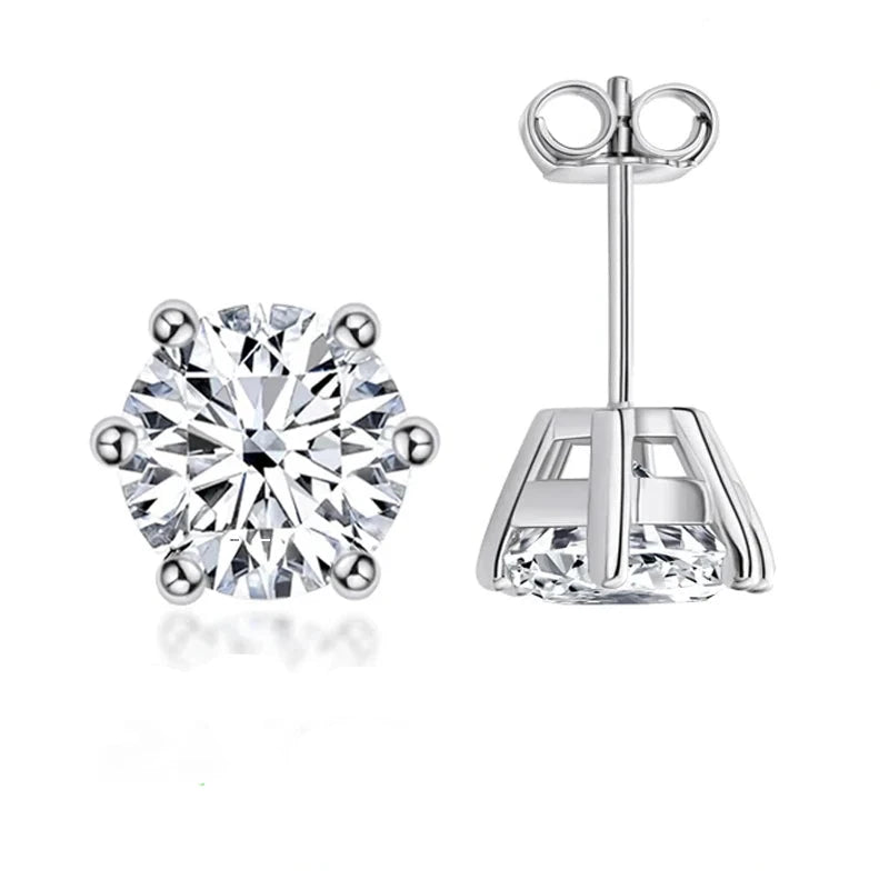 Dazzle Dime D Color 2.4CT (25 Sterling Moissanite Bracelets Lucky Bangles Wedding Birthday Party Clover Gifts Jewelry