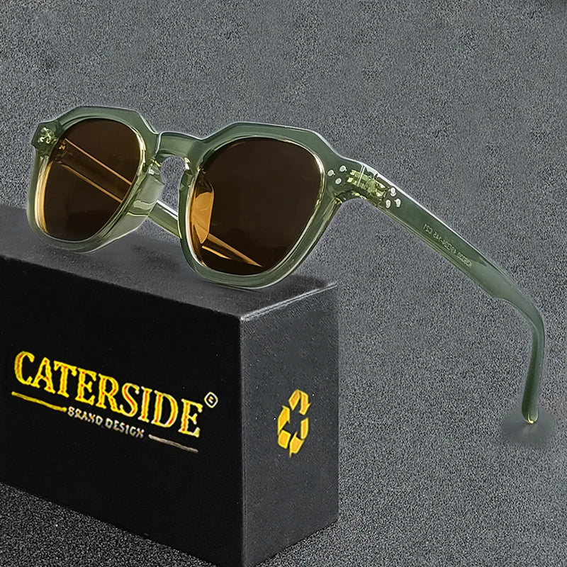 Retro Polarized Sunglasses – Ultralight TR90 Frame for Men & Women