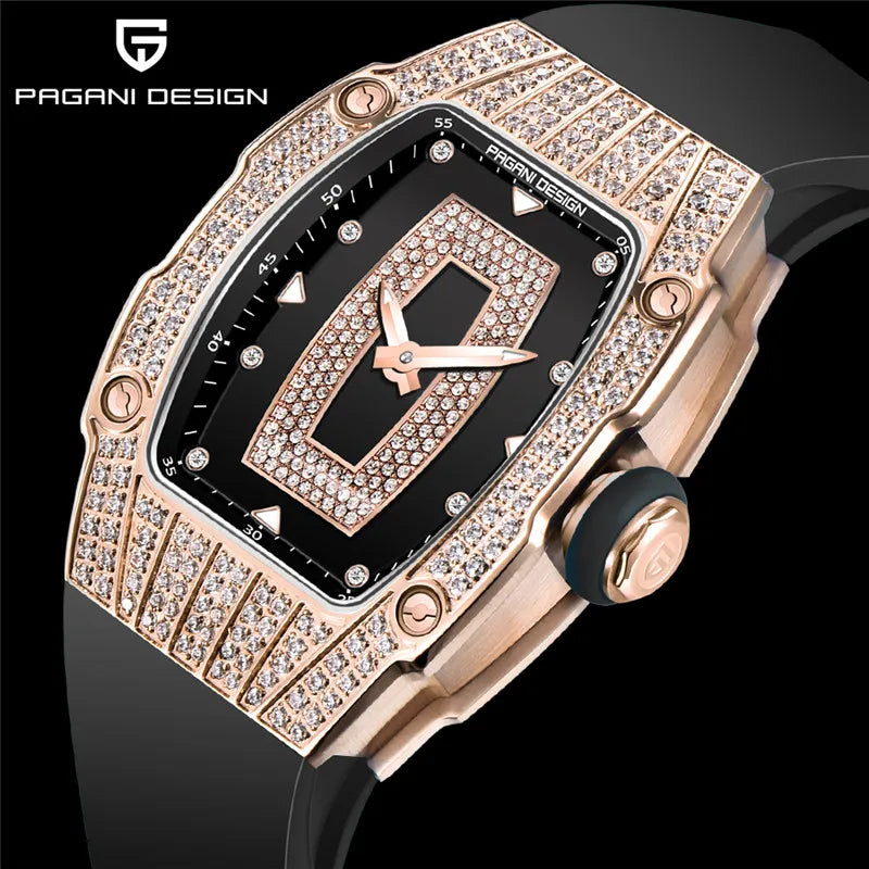 Reloj Mujer Diamond Watch for Women Luxury Silver Rose Gold Quartz Wrist Watch Relogio Feminino