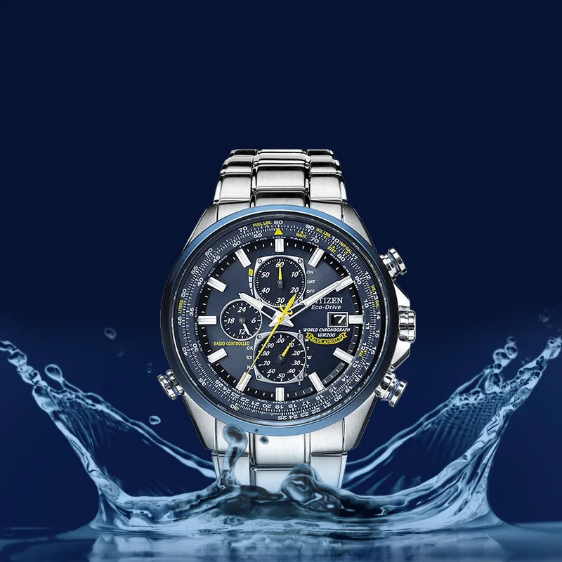 Blue Angel I Generation Men's Quartz Watch with Radio Nightlight & Kinetic Energy