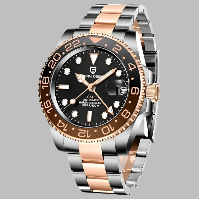 Luxury Men Mechanical Watches Stainless Steel Sapphire Glass Reloj Hombre