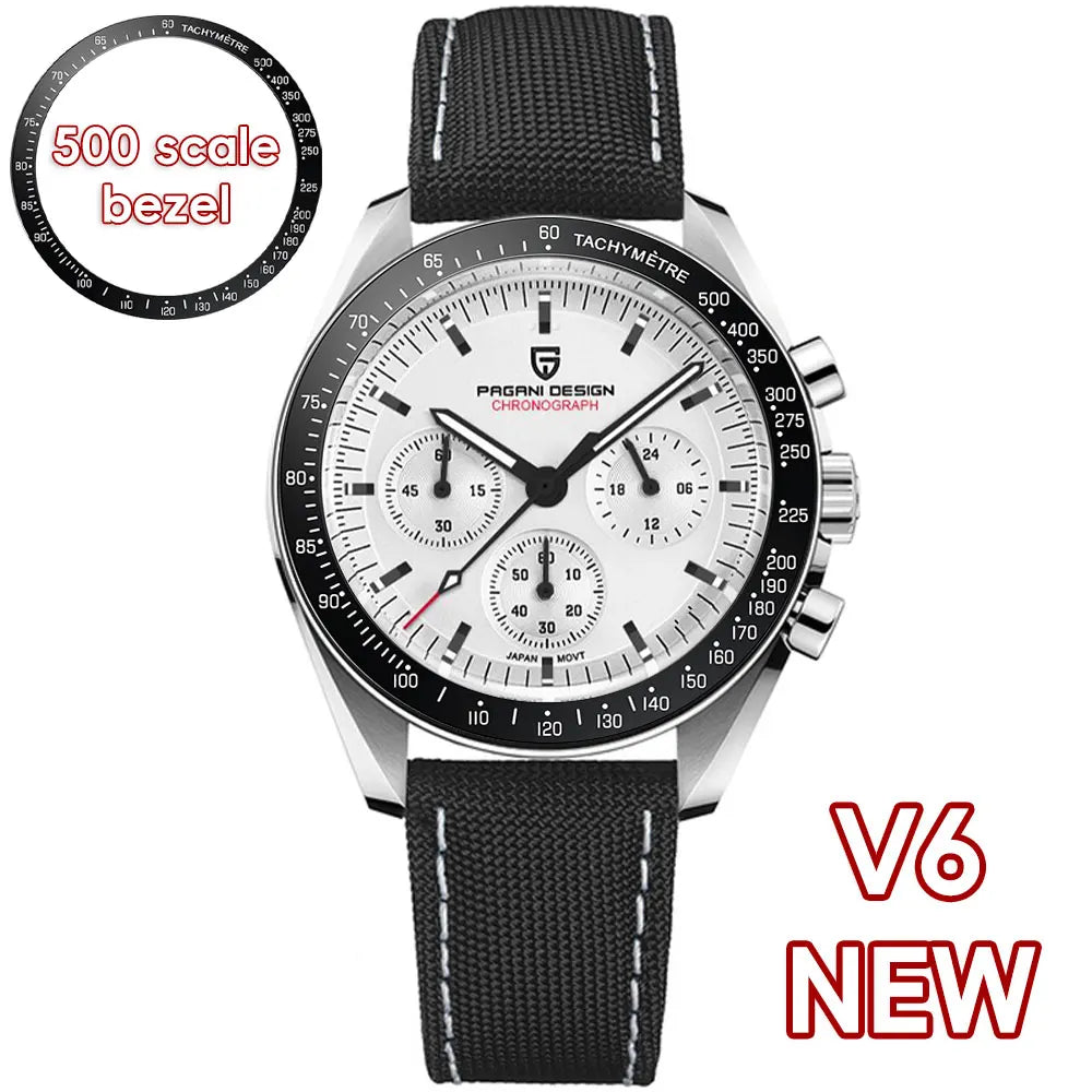 Pagani Men'S Watches Top Luxury Quartz Watch for Men Auto Date Speed Chronograph AR Sapphire Mirror Wrist Watch