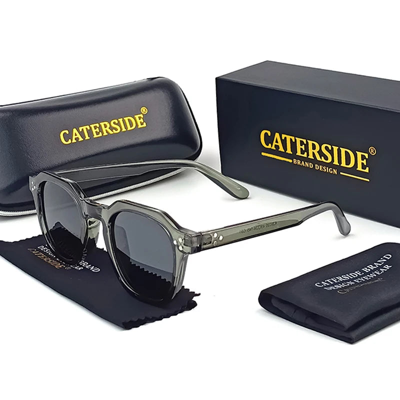 Retro Polarized Sunglasses – Ultralight TR90 Frame for Men & Women