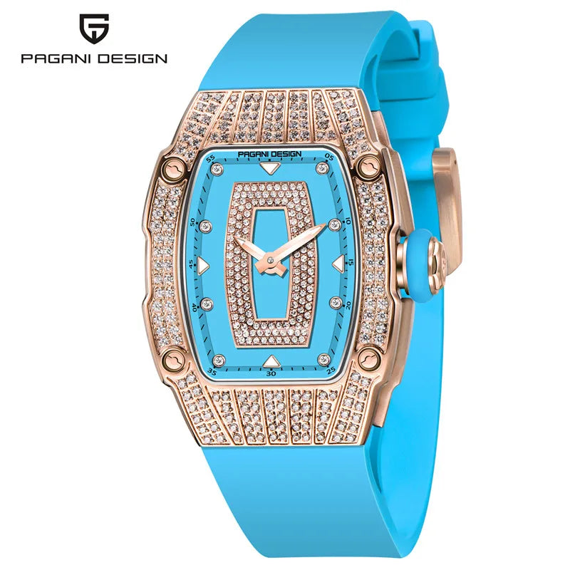 Reloj Mujer Diamond Watch for Women Luxury Silver Rose Gold Quartz Wrist Watch Relogio Feminino