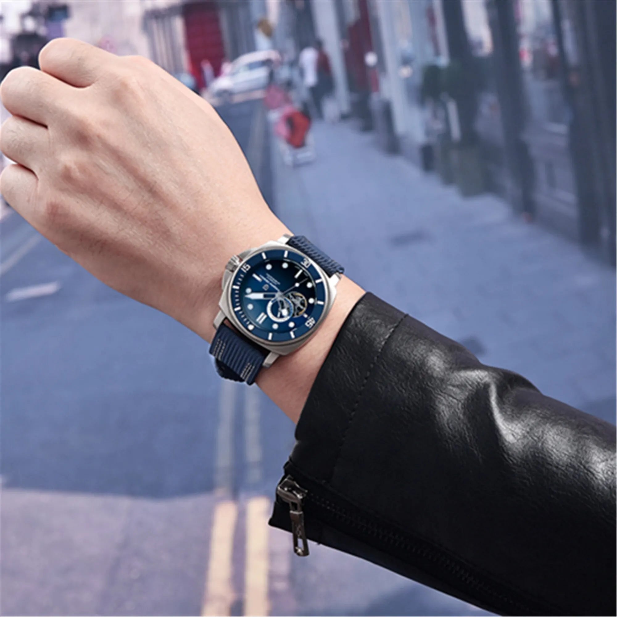 PAGANI DESIGN 2024 Sports Men's Mechanical Watch | 200M Waterproof Automatic Timepiece with Sapphire Crystal