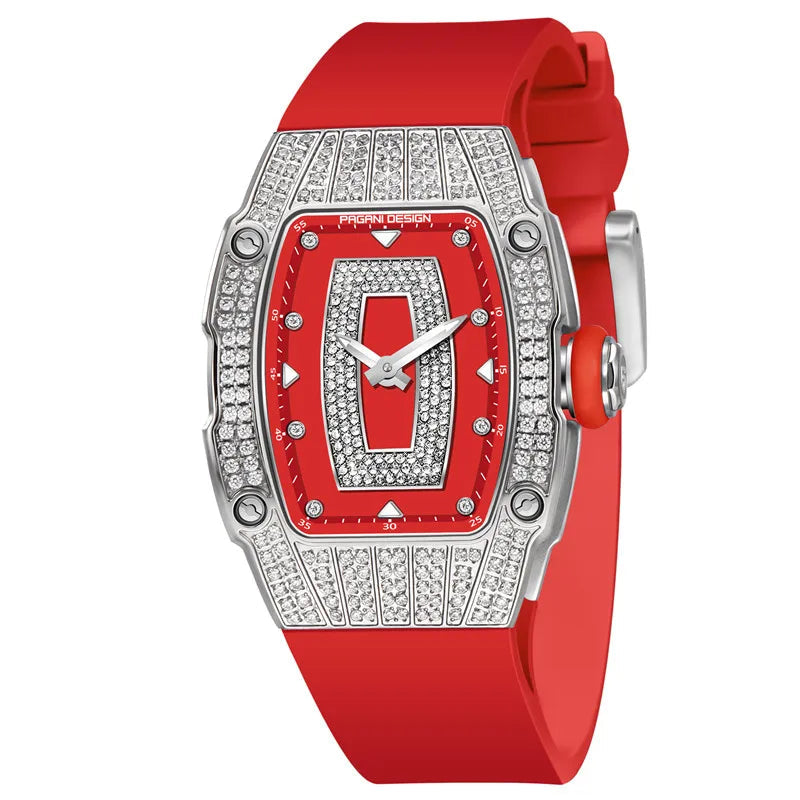 Reloj Mujer Diamond Watch for Women Luxury Silver Rose Gold Quartz Wrist Watch Relogio Feminino