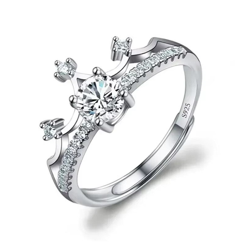 Dazzle Dime® Fine Jewelry Collection with 1CT Lab-Grown Diamonds in 925 Sterling Silver – White Gold Clad DAZZLE DIME®