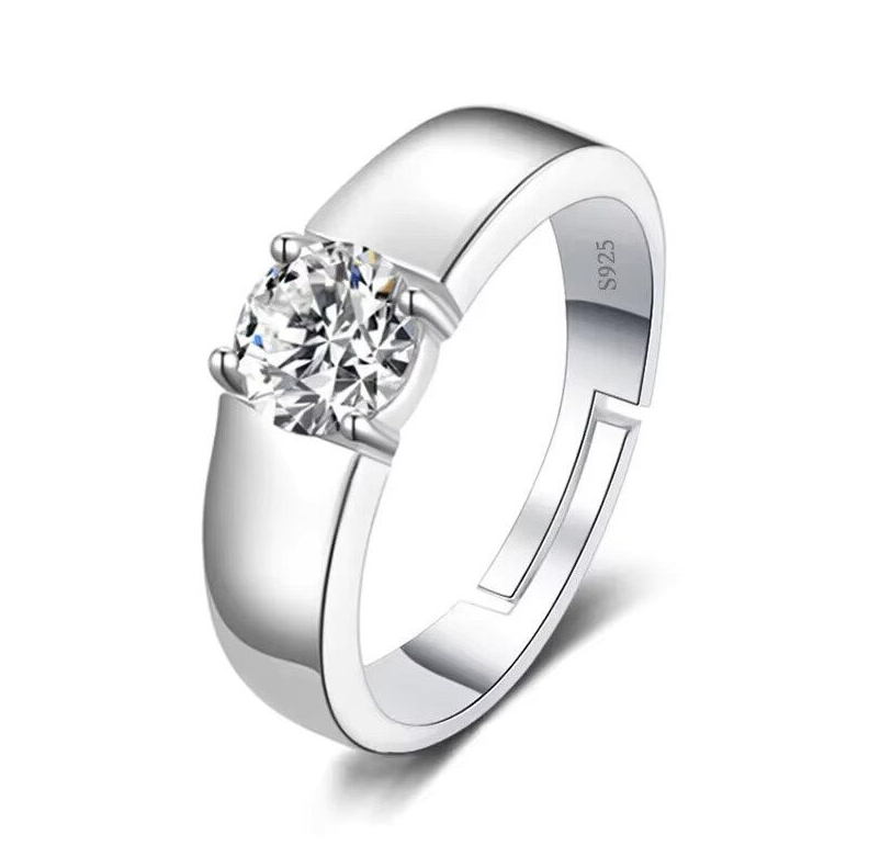 Dazzle Dime® Fine Jewelry Collection with 1CT Lab-Grown Diamonds in 925 Sterling Silver – White Gold Clad DAZZLE DIME®