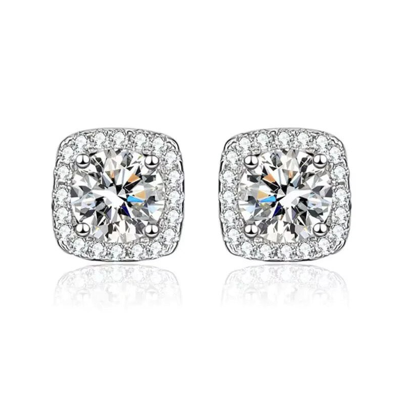 Dazzle Dime® Fine Jewelry Collection with 1CT Lab-Grown Diamonds in 925 Sterling Silver – White Gold Clad DAZZLE DIME®