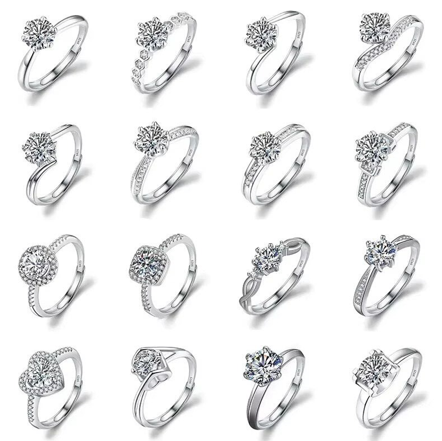 Dazzle Dime® Fine Jewelry Collection with 1CT Lab-Grown Diamonds in 925 Sterling Silver – White Gold Clad DAZZLE DIME®