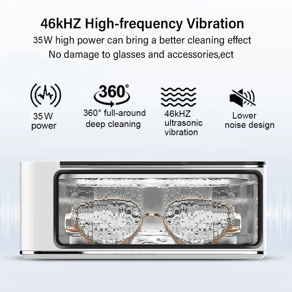 Ultrasonic Jewellery Cleaner 35W 500ML
