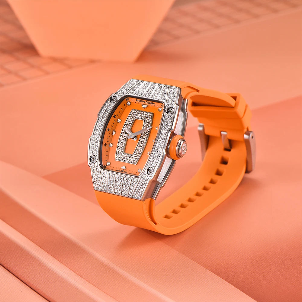 Mysterious Women's Exquisite Quartz Watch Sapphire Glass 50M Waterproof Leisure Sports Style Watches for Men