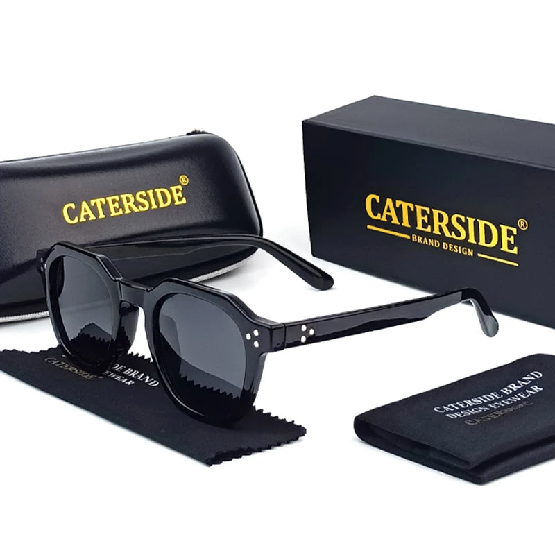 Retro Polarized Sunglasses – Ultralight TR90 Frame for Men & Women