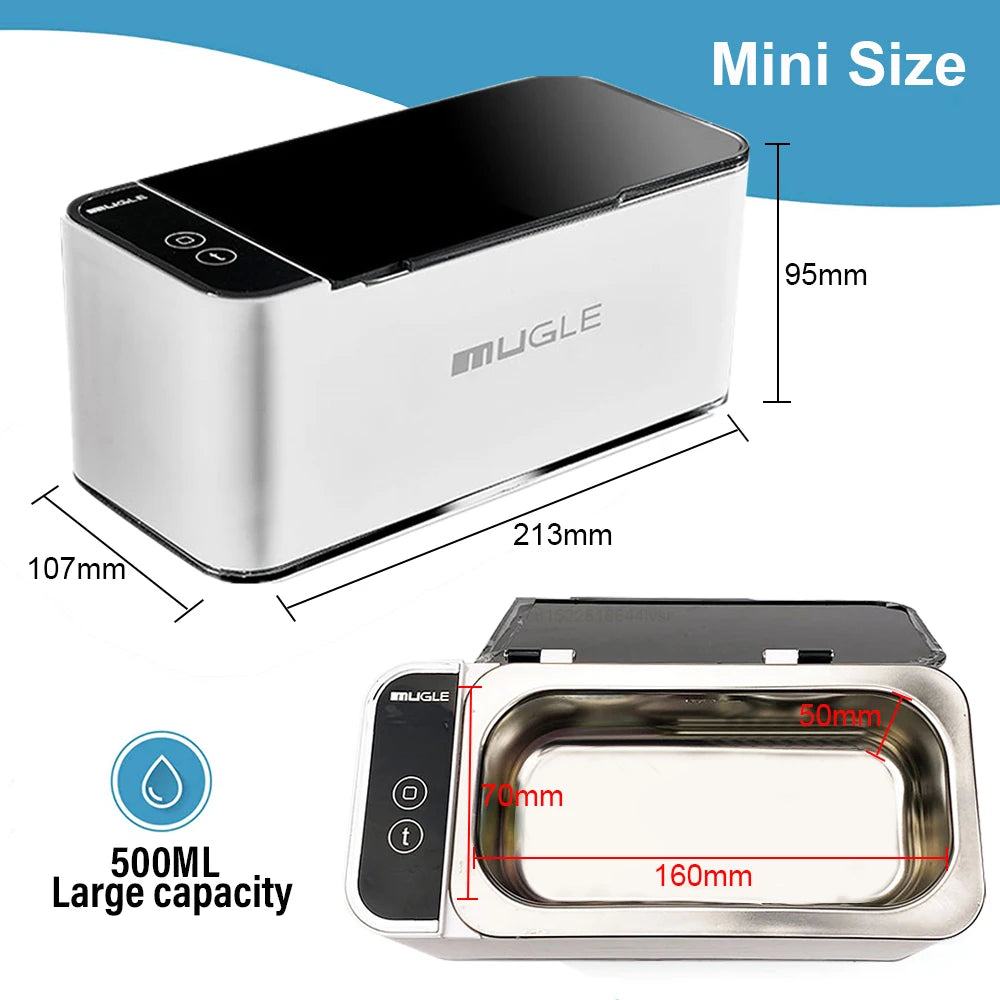 Ultrasonic Jewellery Cleaner 35W 500ML