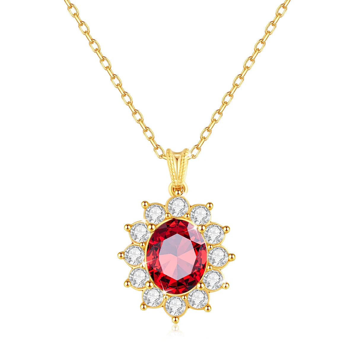 Dazzle Dime® 18K Gold Sapphire Pendant | Inspired by Princess Diana’s Iconic Necklace