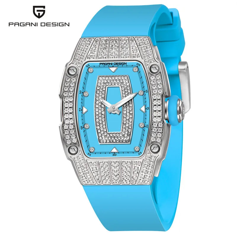 Reloj Mujer Diamond Watch for Women Luxury Silver Rose Gold Quartz Wrist Watch Relogio Feminino