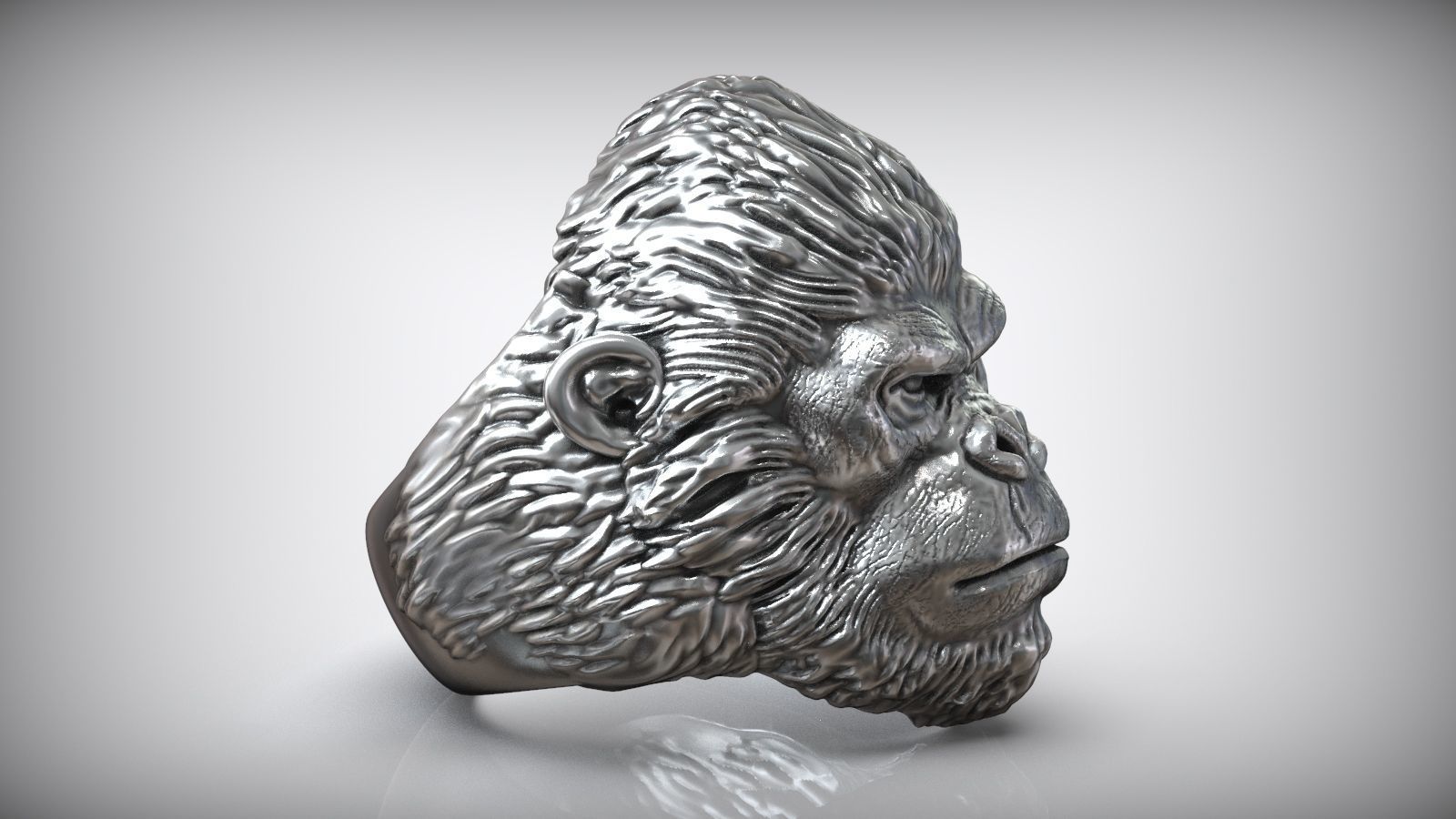 Dazzle Dime King of the Jungle African Gorilla Ring DAZZLE DIME®