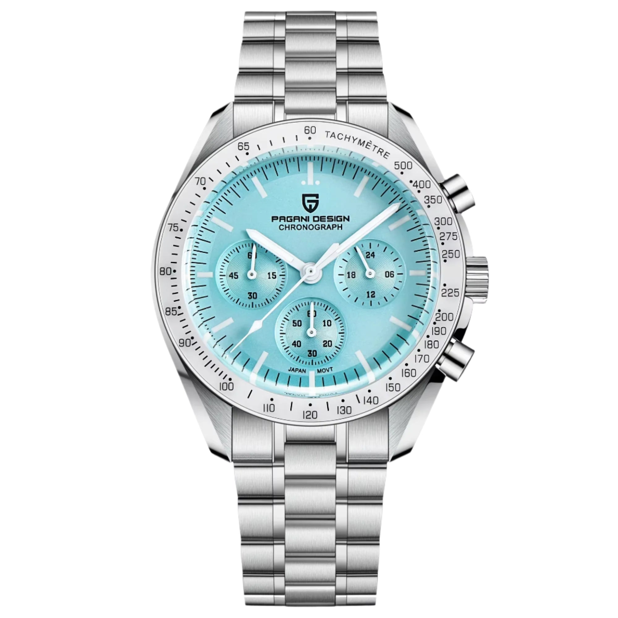 Men's Watches Top Luxury Quartz Watch for Men Auto Date Speed Chronograph AR Sapphire Mirror Wrist Watch