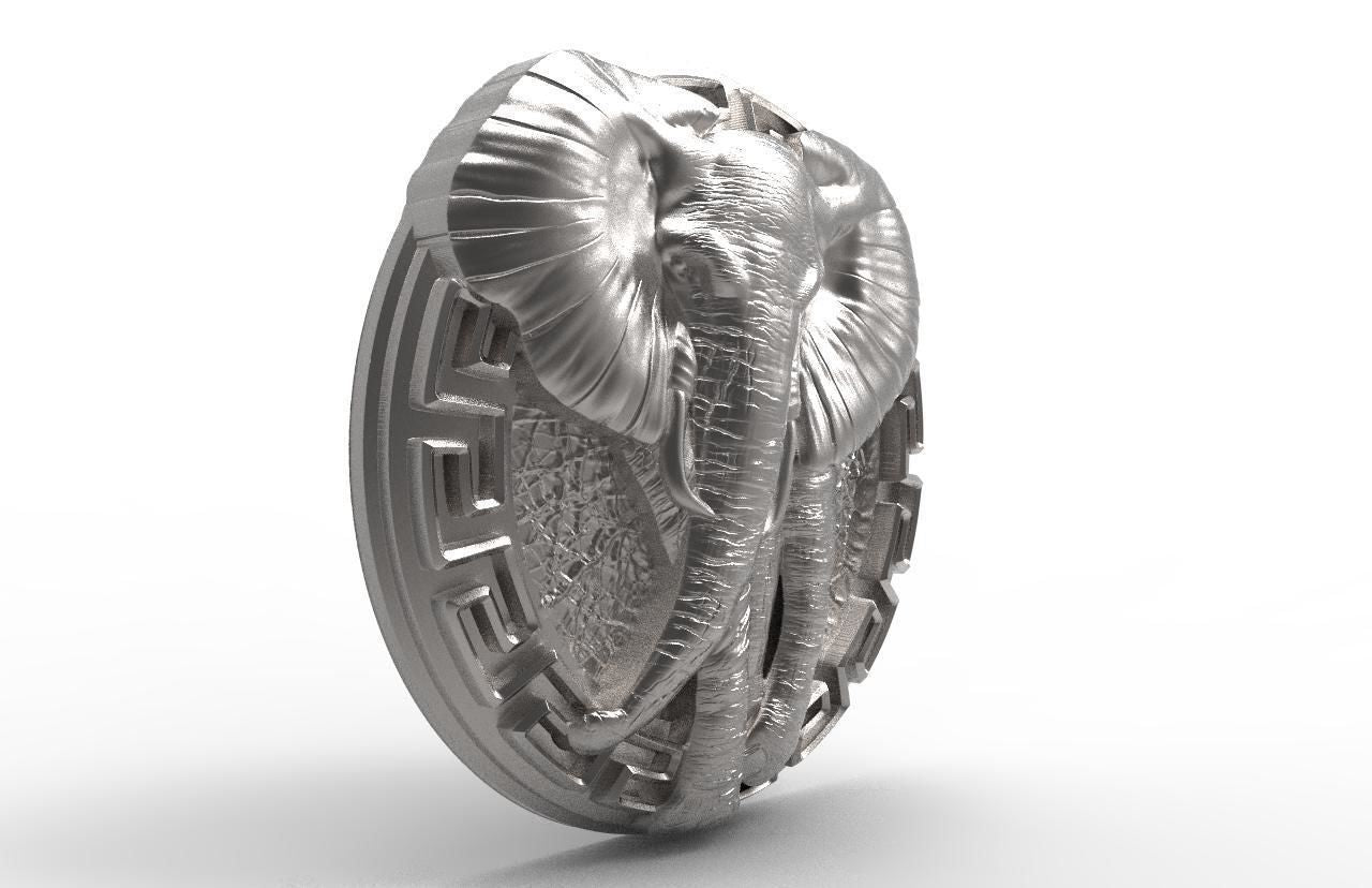 Dazzling Bracelet S925 Base, 18k Gold Plated Majestic Elephant Pendant Symbol of Strength and Wisdom DAZZLE DIME