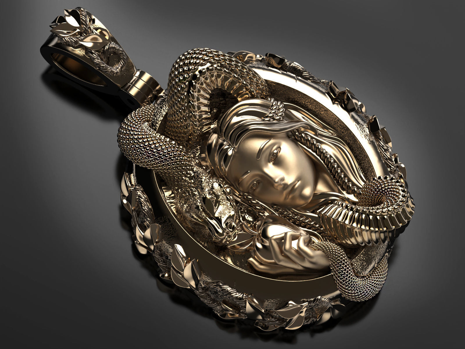 Dazzle Dime Eve and the Serpent Pendant A Symbol of Temptation and Empowerment - Dazzle Dime