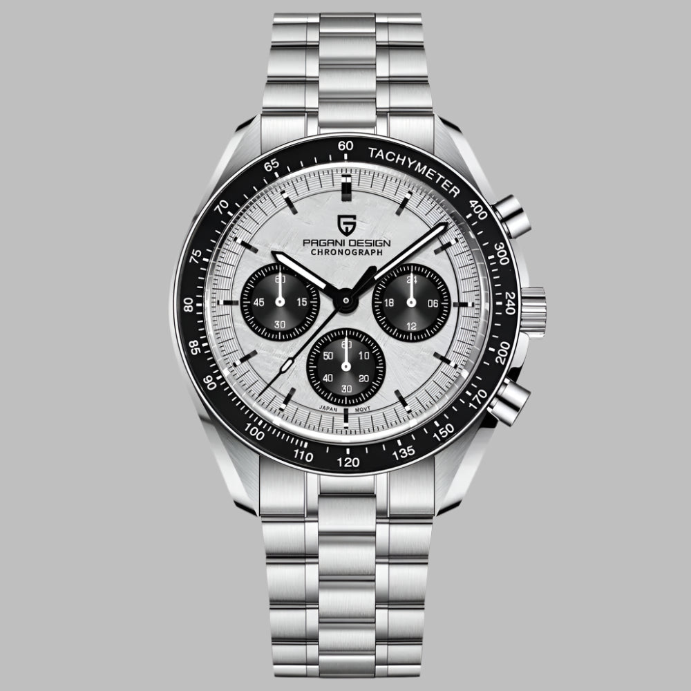 Men's Watches Top Luxury Quartz Watch for Men Auto Date Speed Chronograph AR Sapphire Mirror Wrist Watch