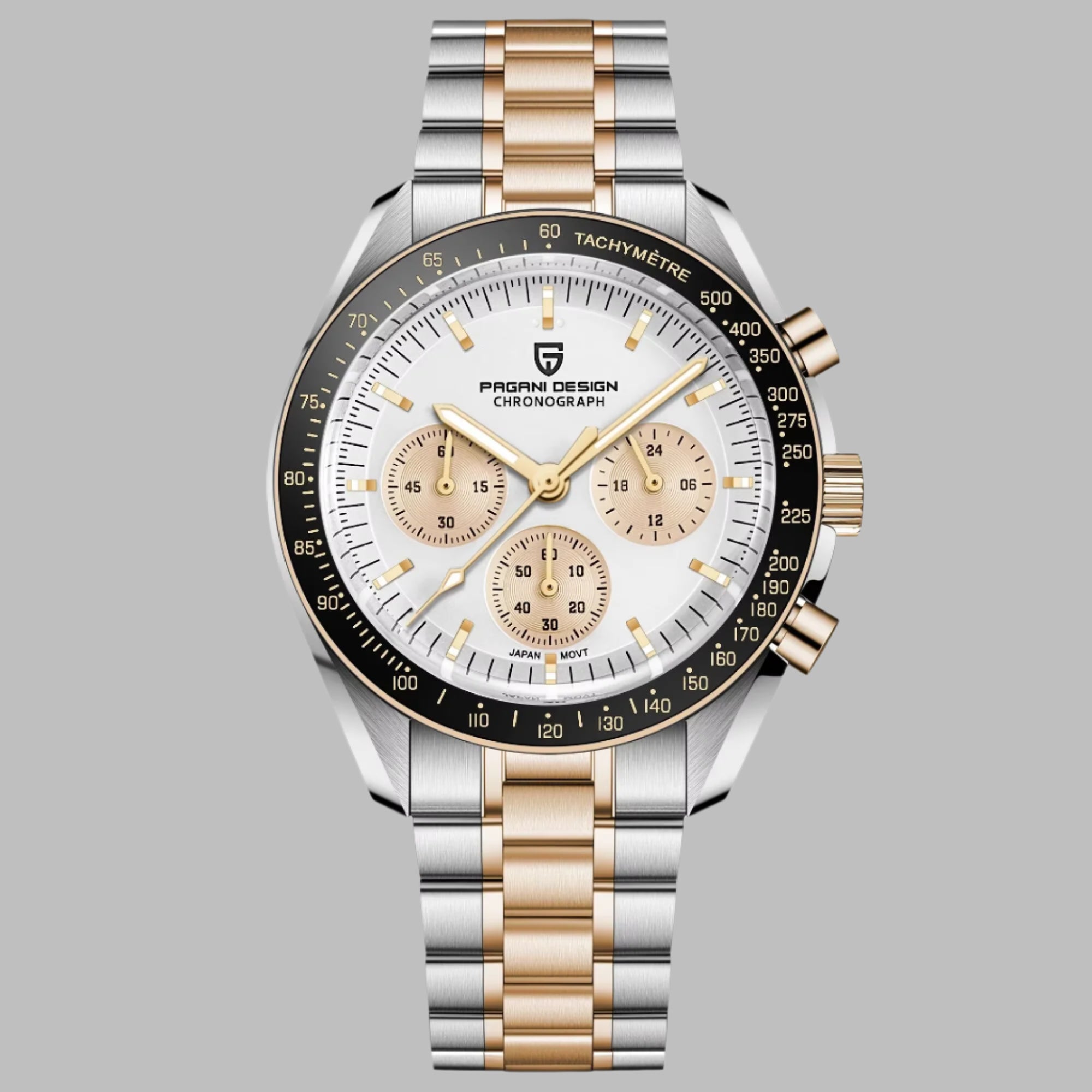 Men's Watches Top Luxury Quartz Watch for Men Auto Date Speed Chronograph AR Sapphire Mirror Wrist Watch