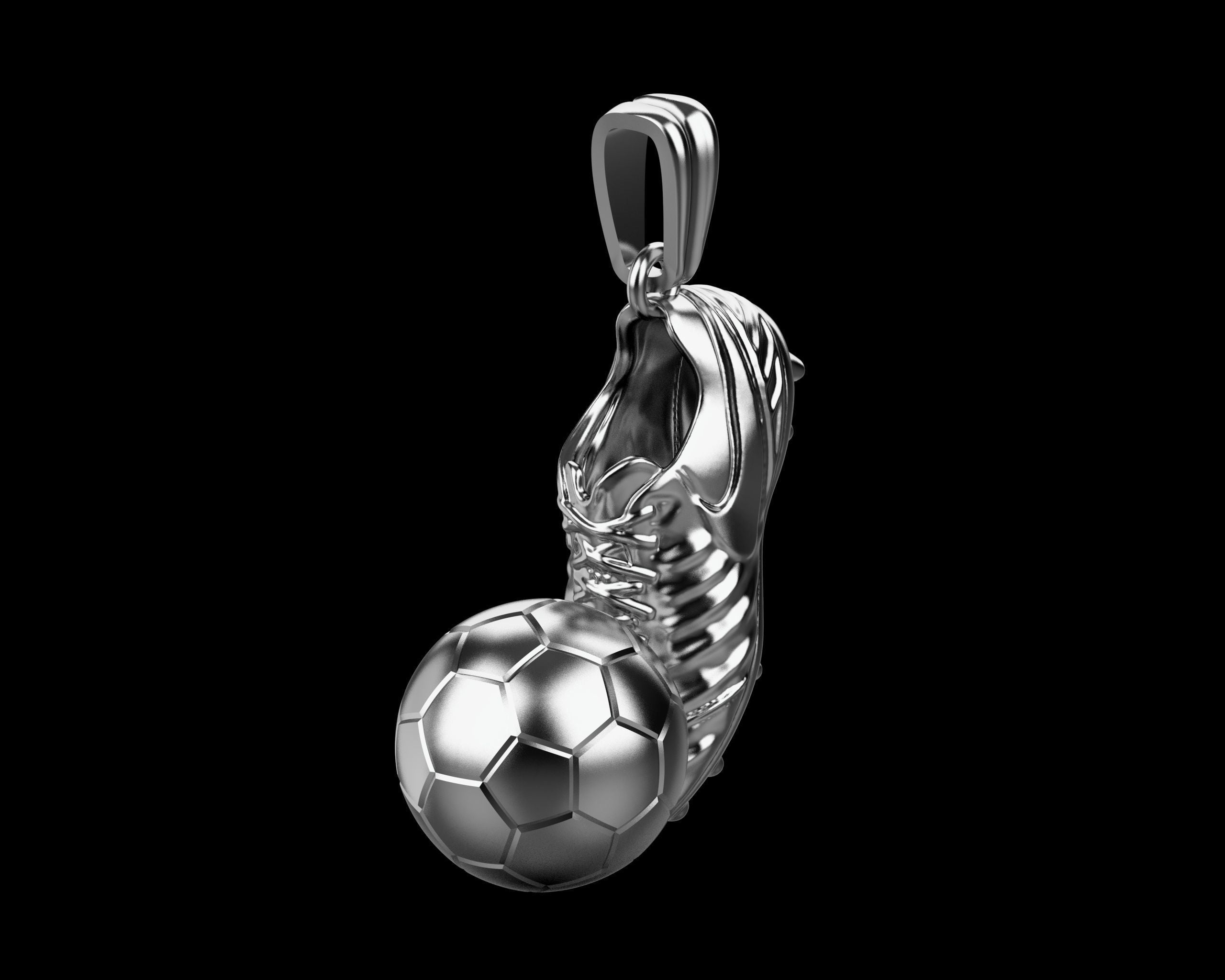 Gold Plated GOAT Football Pendant
