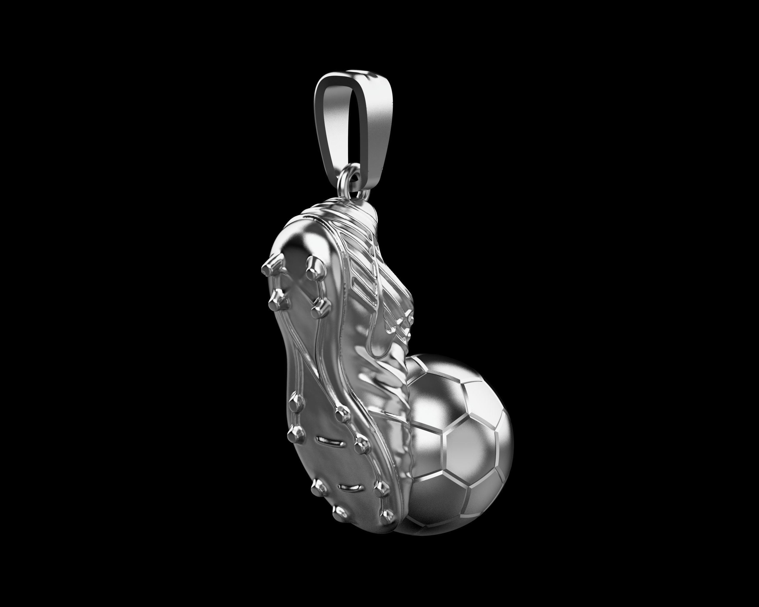 Gold Plated GOAT Football Pendant