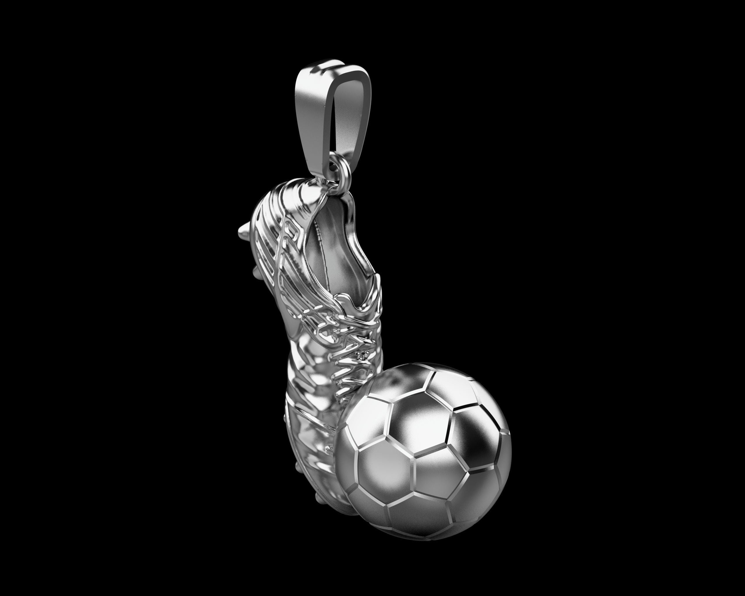 Gold Plated GOAT Football Pendant