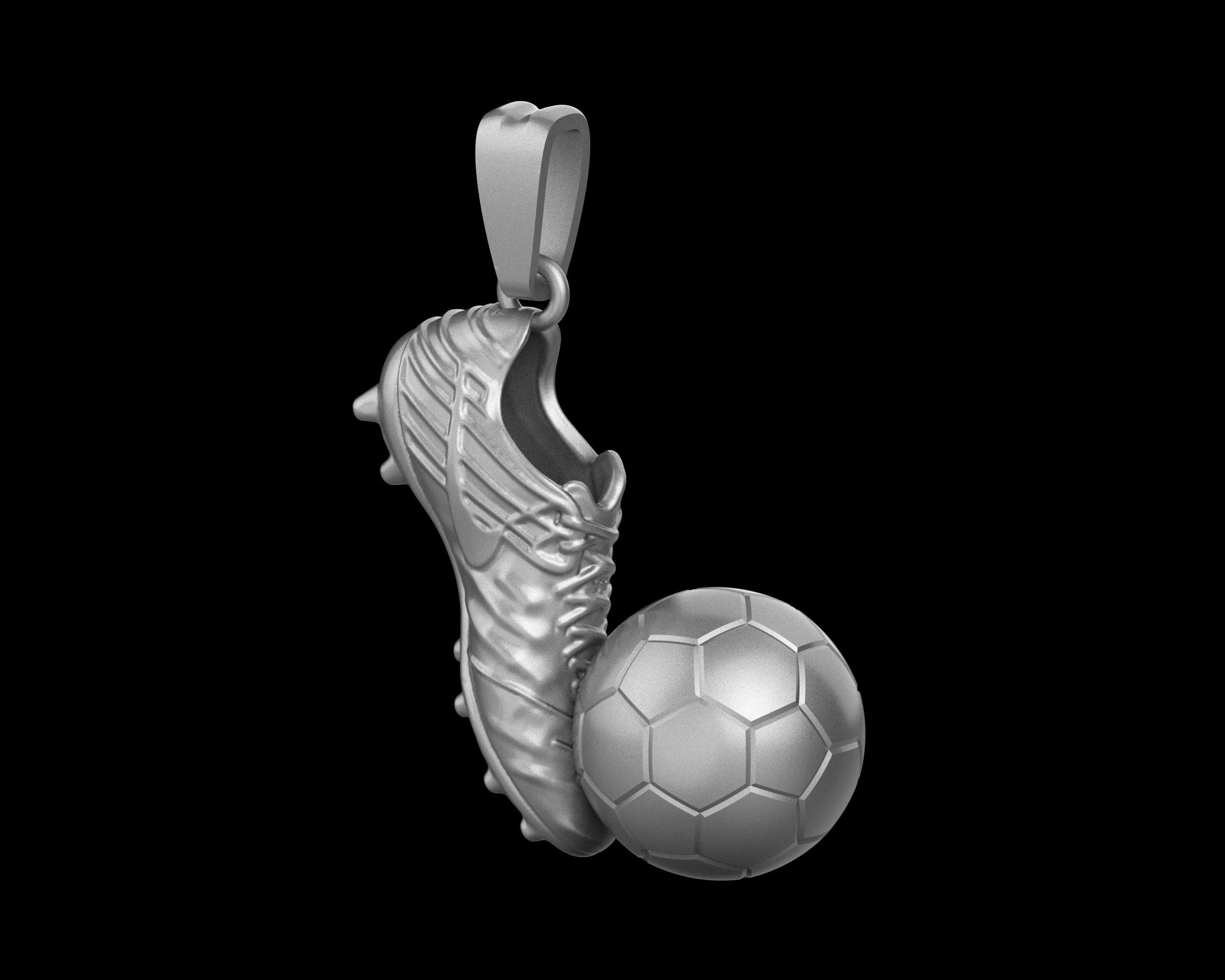Gold Plated GOAT Football Pendant